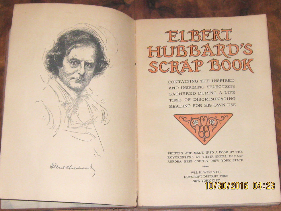 Thumbnail: Brown embossed leather w/gold lettering title page view