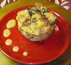 GF Bread Pudding w/ Brandy Hard Sauce