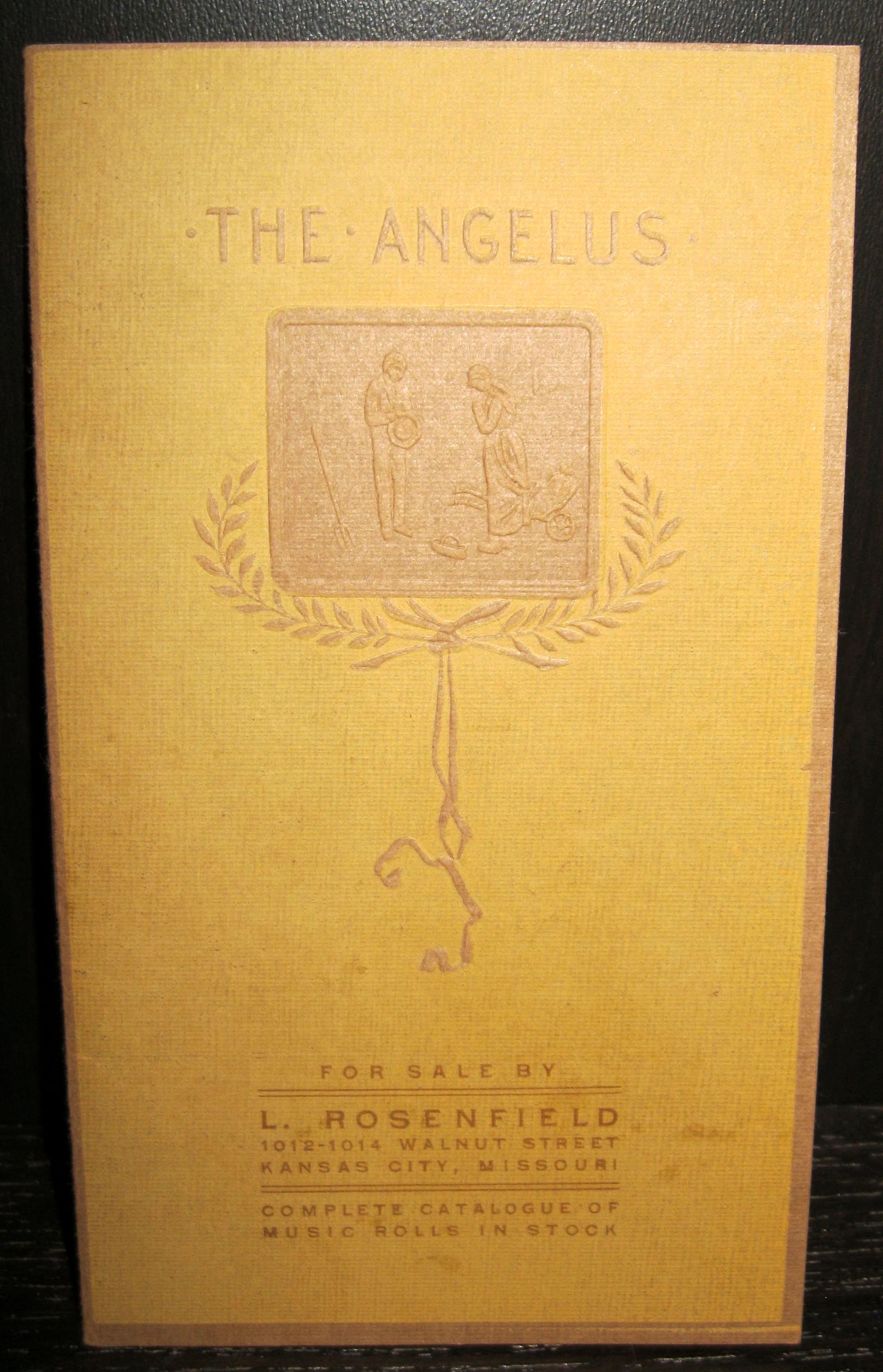 rare Angelus company catalog