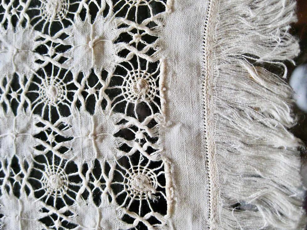 Thumbnail: French crocheted table coasters