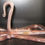 Thumbnail: 1930s Ornate Handcrafted Hammered Copper Wall Hook