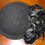 Thumbnail: Mini Black Feathered Bowler/Fascinator top view