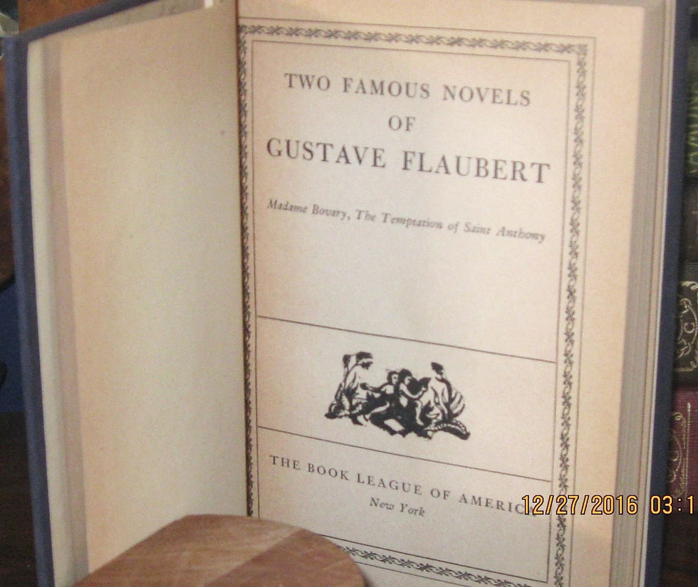 Thumbnail: Two Famous Novels: Madame Bovary, The Temptation of Saint Anthony by Gustave Flaubert
