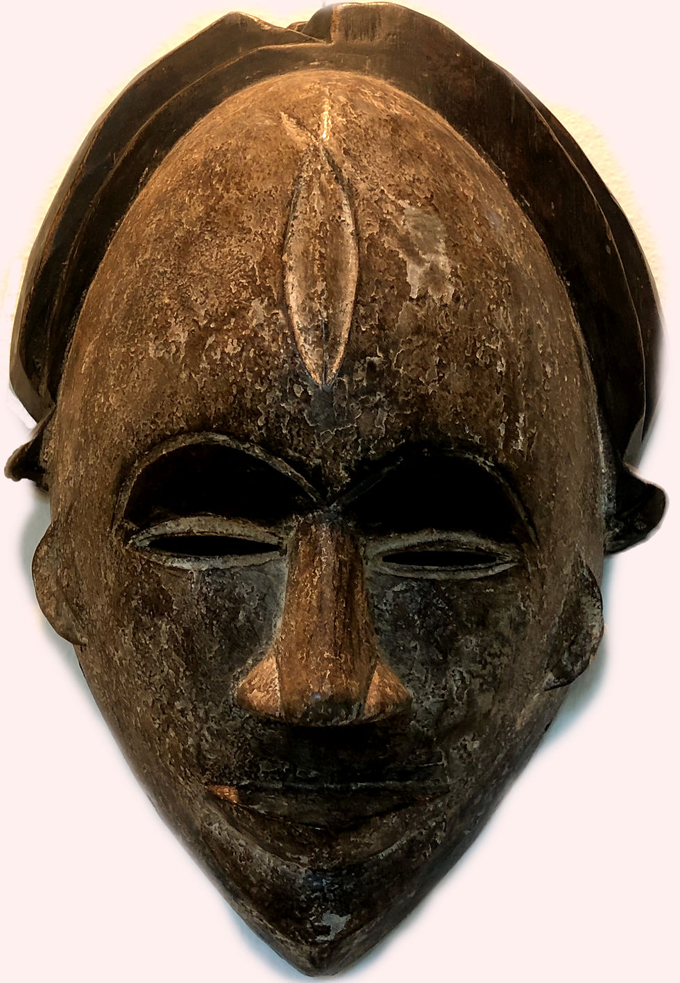 Antique Punu Mask, Gabon front