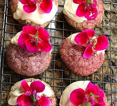 GF Raspberry/Lemon Sugar Cookies Dipped in White Chocolate