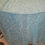 Thumbnail: Sheer Aqua Blue Sequined Silk Chiffon