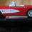 Thumbnail: 1957 convertible corvette in red/white
