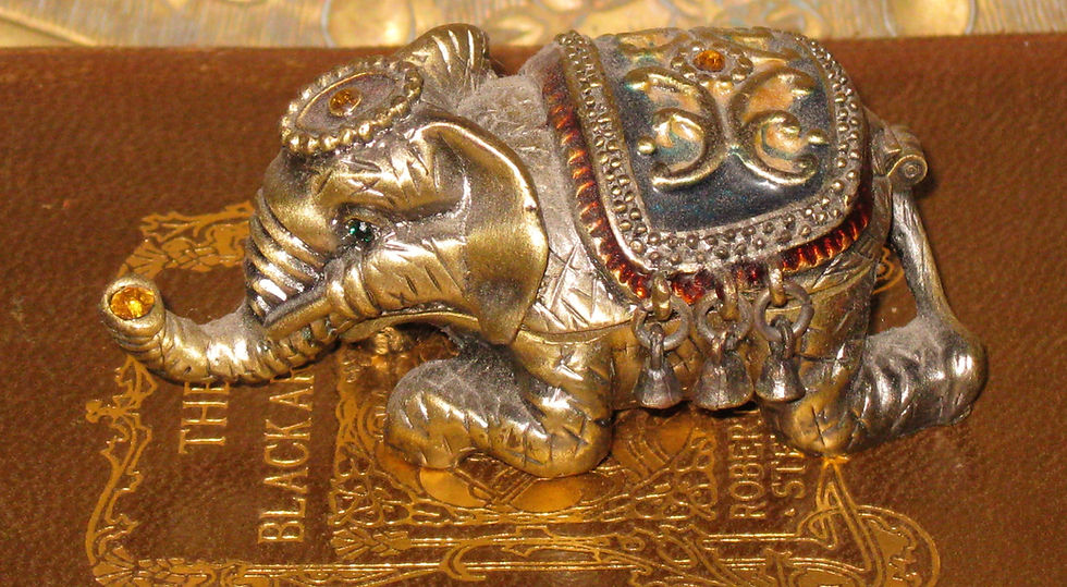 Thumbnail: Brass Elephant Personal Ashtray
