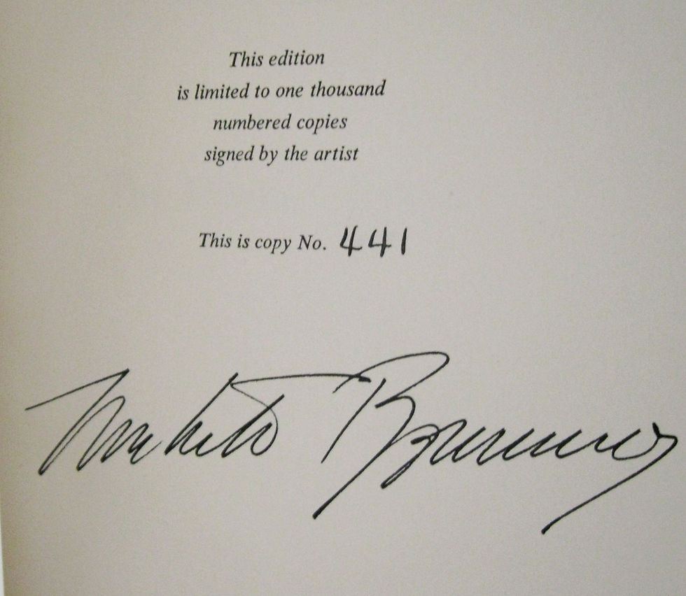 Thumbnail: The Divine Comedy by Dante Alighieri artist signature view