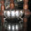 Thumbnail: side view of antique mexican sterling fruit bowl