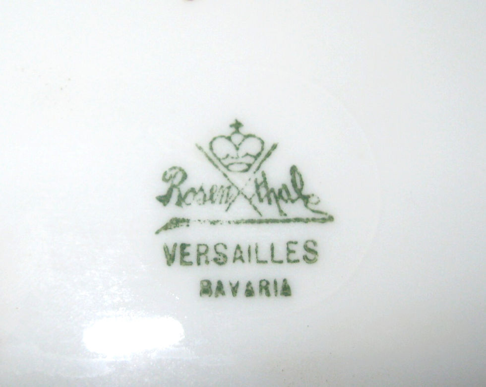 Thumbnail: Rosenthal Versailles Bavaria Hand Painted Decorator Plate