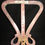 Thumbnail: 1930s Ornate Handcrafted Hammered Copper Wall Hook