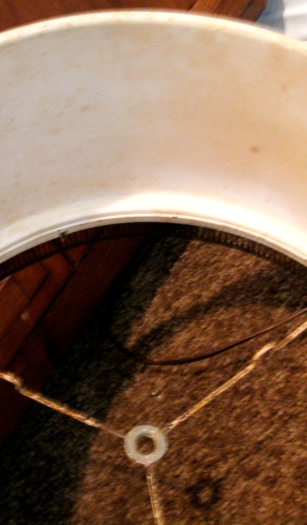 Thumbnail: Antique Bridge Arm Library Floor Lamp