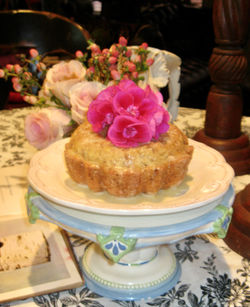 lemon hibiscus pound cake