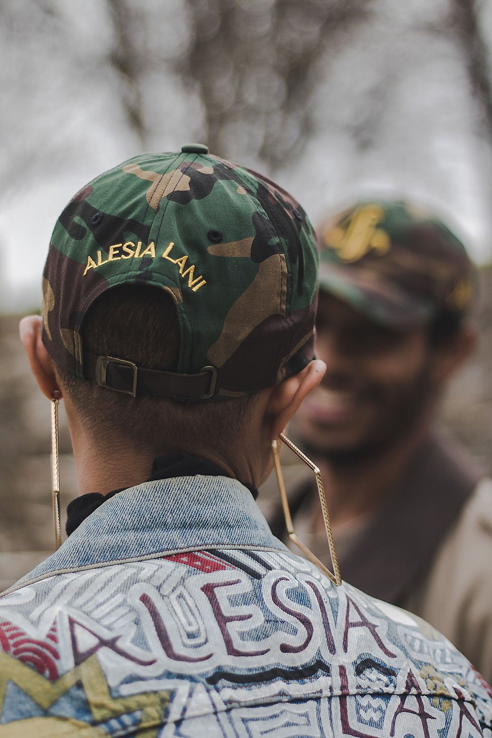 Thumbnail: AL X JxR Gold Camo Dad Hat