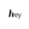 the word "hey" with the lettle "h" bolded.