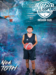 Noé TOTH joueur au Pôle Espoirs Région SUD d'Aix-en-Provence