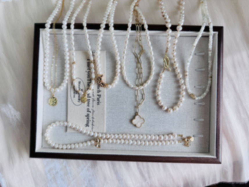 Pearl Necklace A by Moon