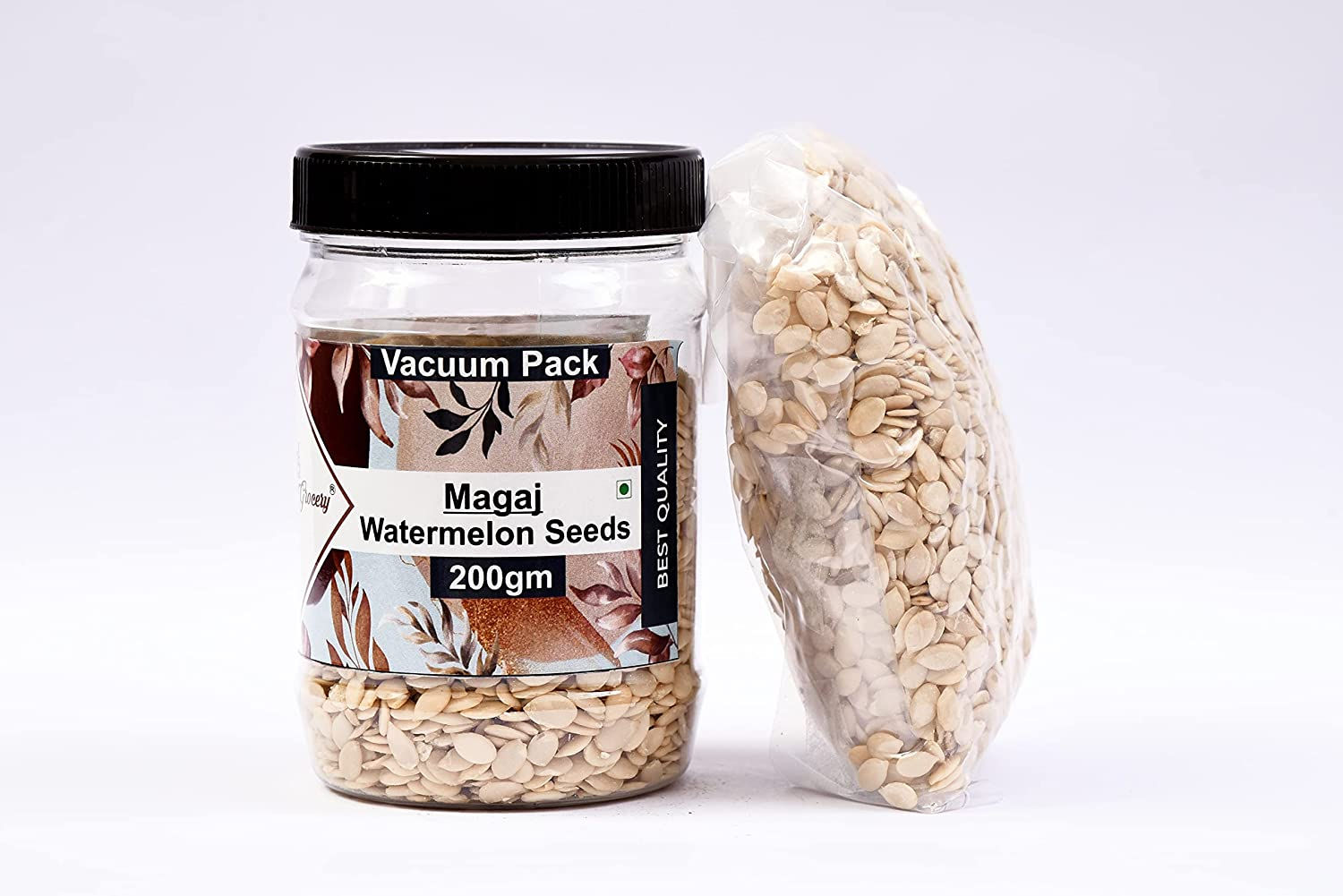 Watermelon Seeds / Magaj - 200gm Vacuum Pack (Air Tight Bottles)