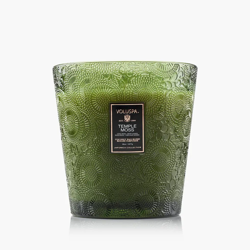 Miniatura: Temple Moss 3 Wick Hearth Candle