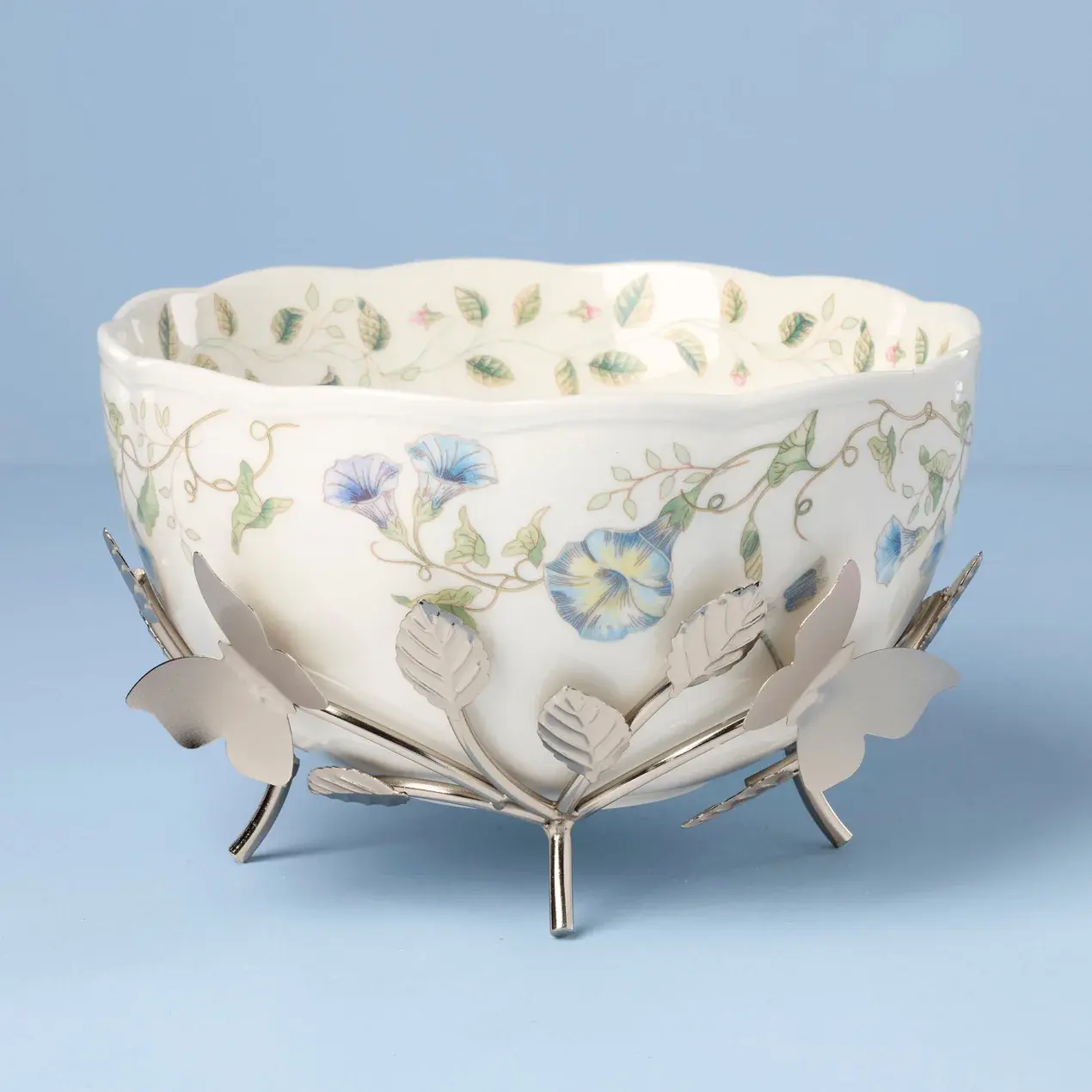 Butterfly Meadow 25th Anniversary Bowl With Stand