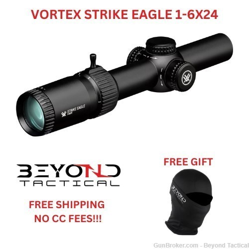 VORTEX STRIKE EAGLE 1-6X24 30mm Tube *FREE MOUNT AND FREE GIFT