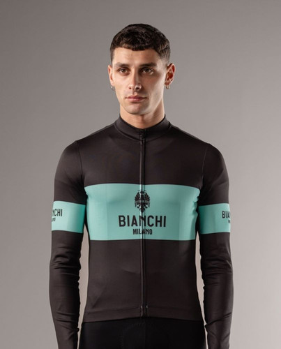 Bianchi Milano Long Sleeve Thermo Jersey Bianchi Bikes
