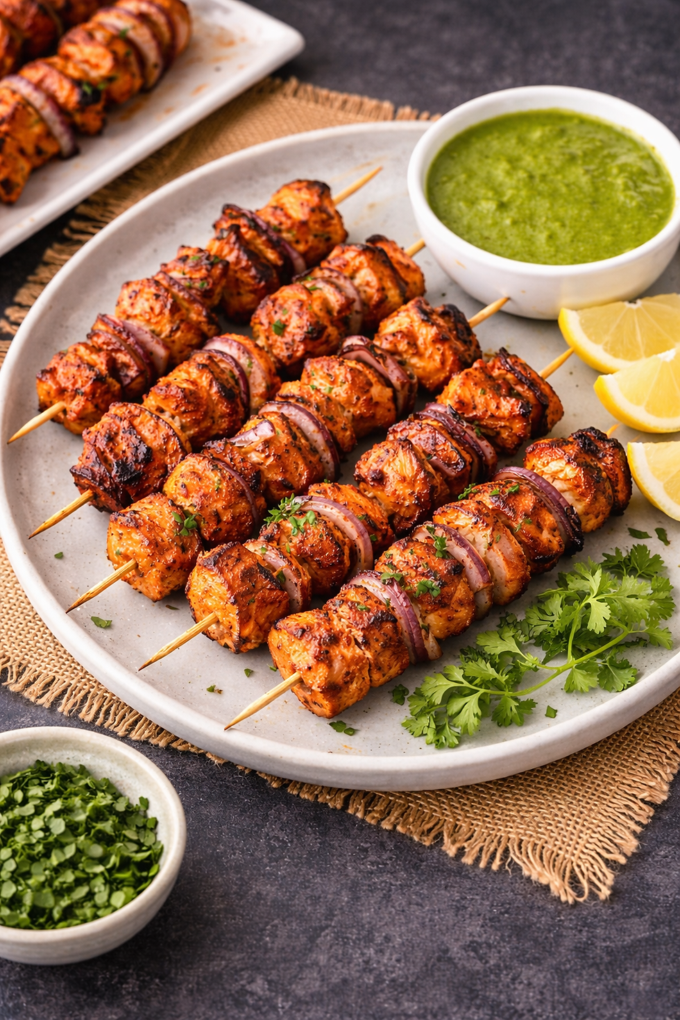 Chicken Tikka Kebabs