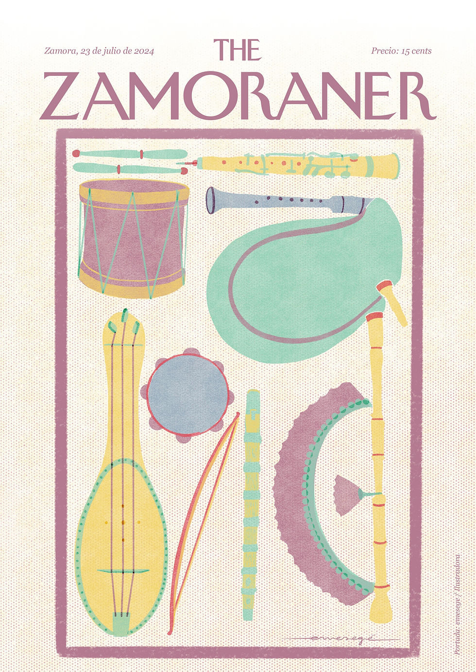The Zamoraner es un proyecto de portadas ilustradas dirigido por @pifa_montgomery en el que diversos artistas ilustran las portadas con temas zamoranos.