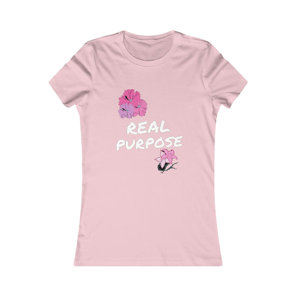 Thumbnail: Women's Real Purpose Summer Flower Tee