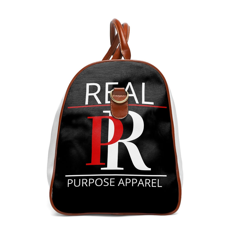 Thumbnail: Real Purpose White Accent Logo Waterproof Travel Bag