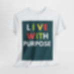 Thumbnail: Live With Purpose Color Blocks Unisex Heavy Cotton Tee