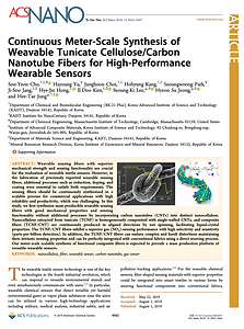 51. Continuous Meter-Scale Synthesis of Weavable Tunicate Cellulose/Carbon Nanotube Fibers for High-Performance Wearable Sensors