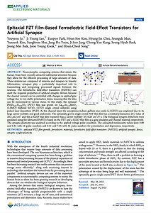 83. Epitaxial PZT Film-based Ferroelectric Field-Effect Transistors for Artificial Synapse