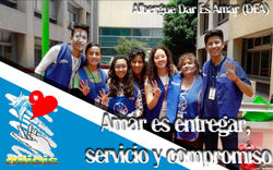 Amar es entergar, servicio y comprom