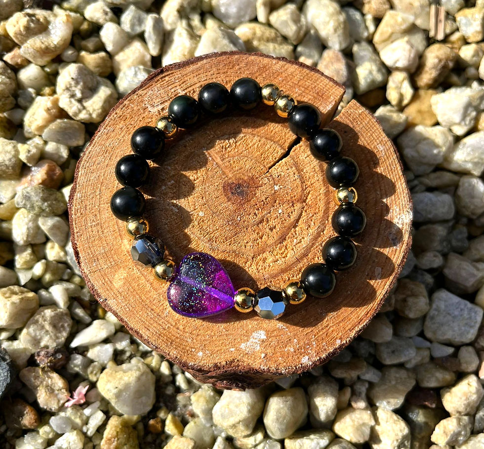 Miniature : Bracelet "L'Alchimiste" en obsidienne oeil céleste