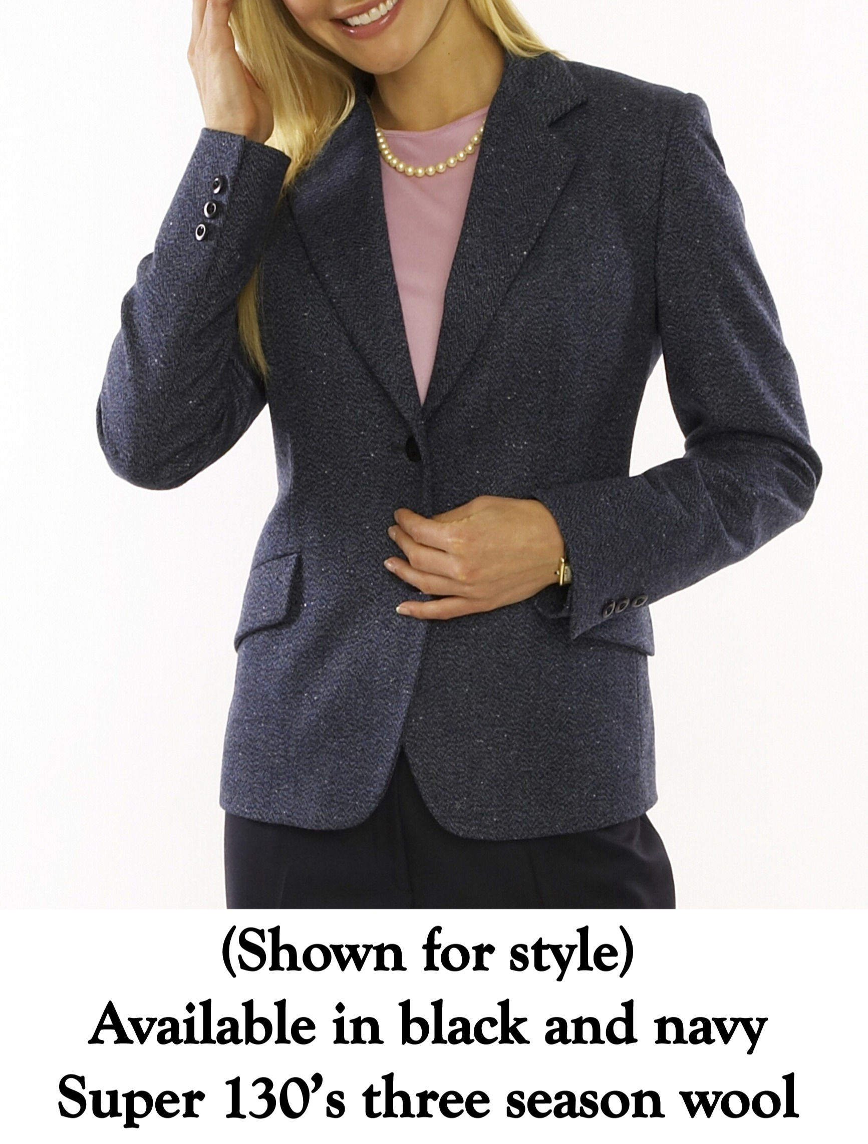 Notch Lapel 2 Button Jacket - Regularly $1295, NOW