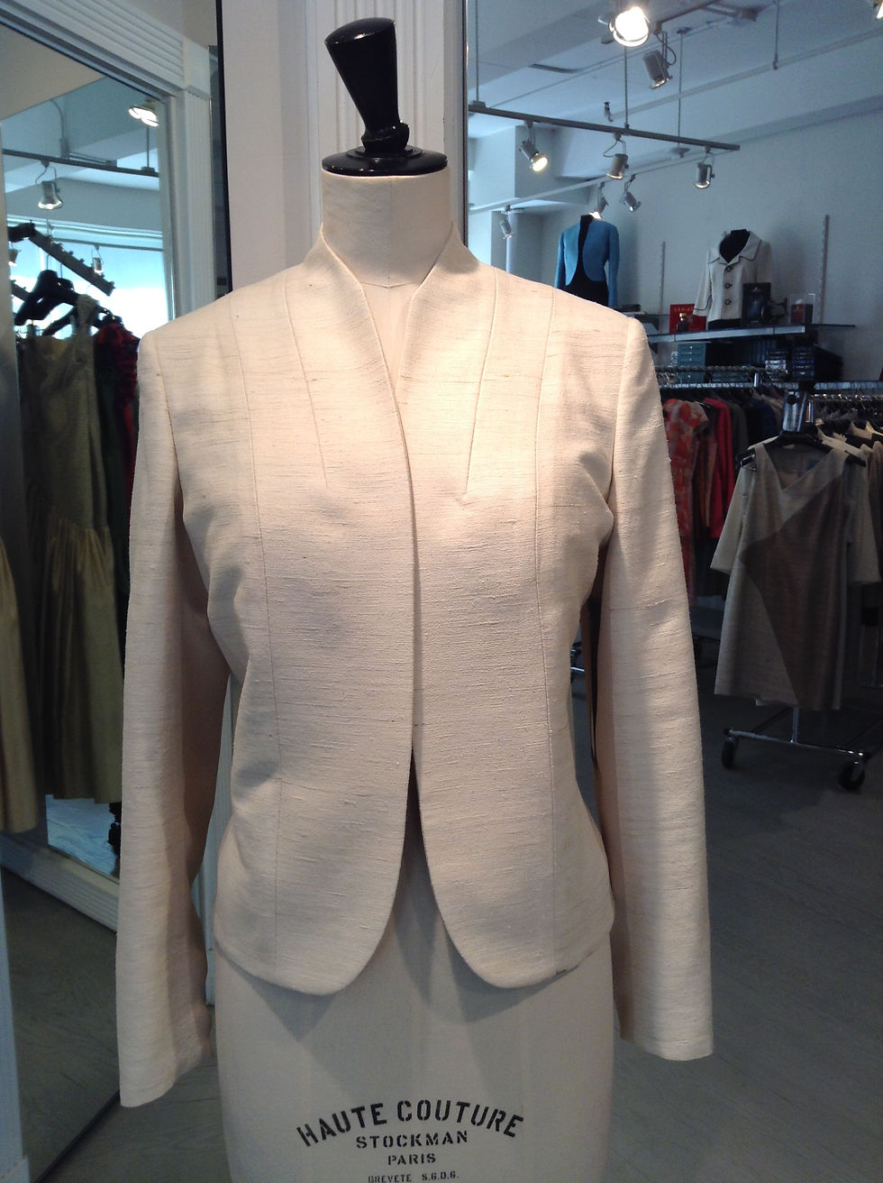 Thumbnail: High Neck Open Jacket