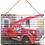 Thumbnail: Fire Engine Metal Hanging Signs