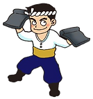 瓦職人イラスト
