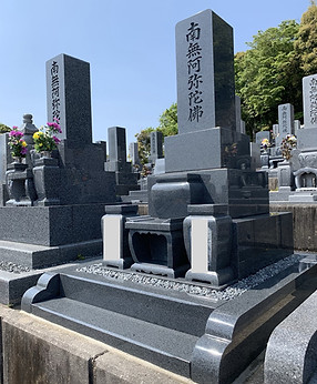 新規墓石、施工