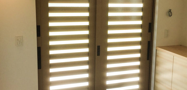 むくり屋根の家 室内玄関