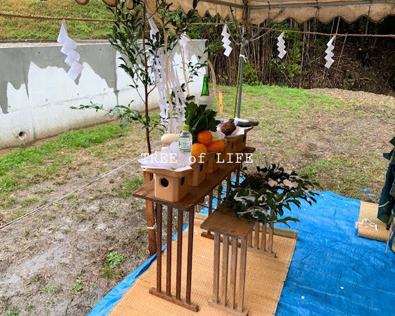 地鎮祭 祭壇