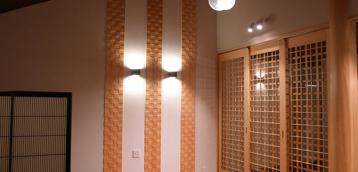 むくり屋根の家 リビング