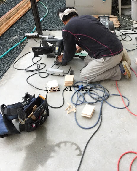 コースター製作中