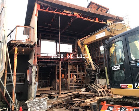 建物解体中
