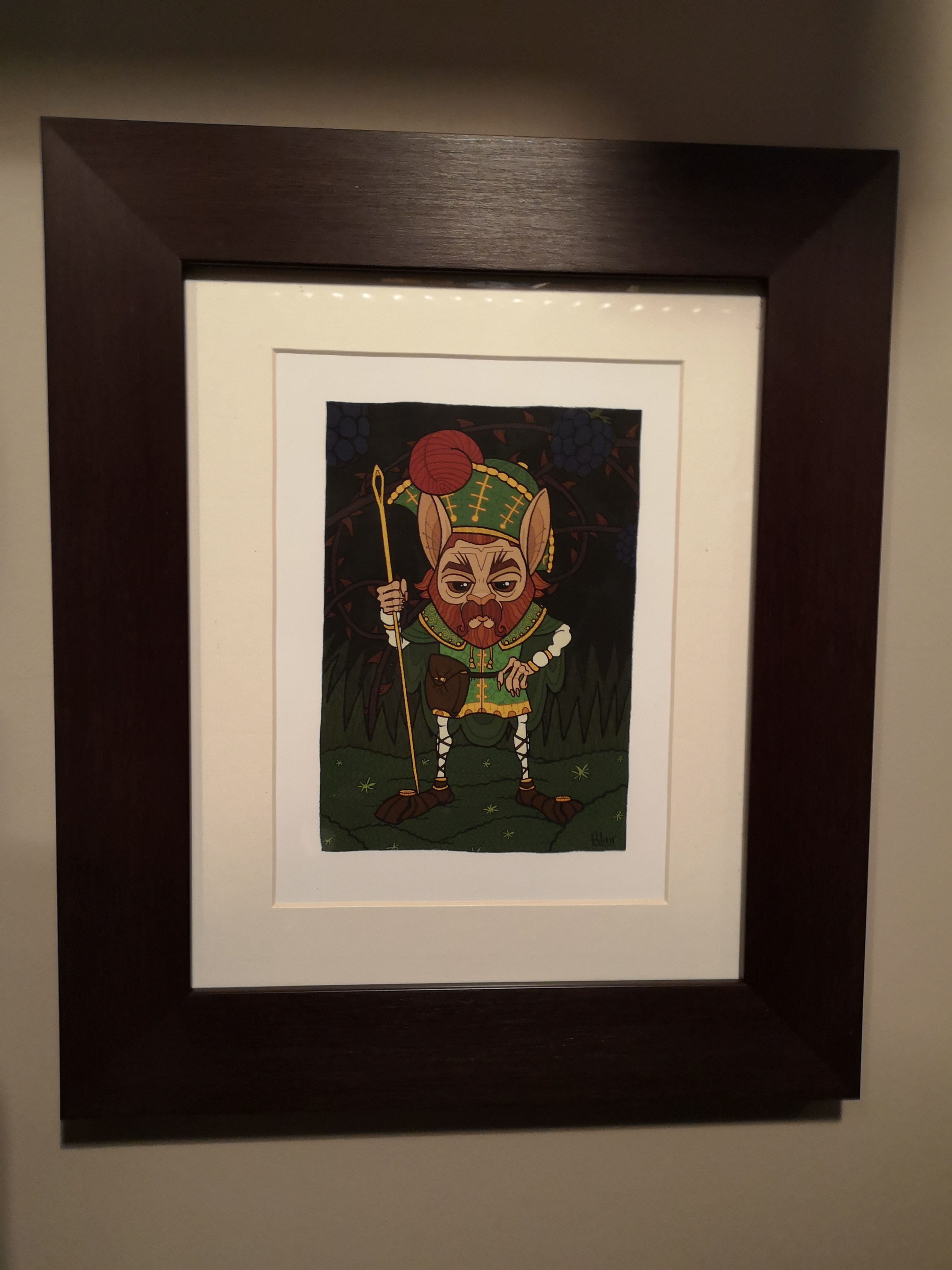 Medieval Leprechaun A5 Print