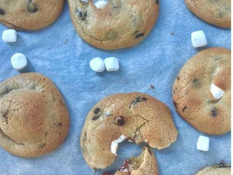 Brown butter s’mores cookies