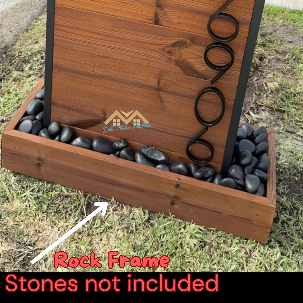 Thumbnail: Hard Wood Top-Mount Mailbox