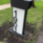Thumbnail: Mailbox With House Numbers Baby Cedar White